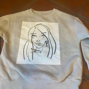 Zara girls sweatshirt